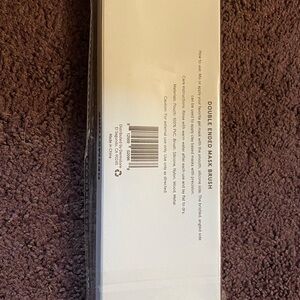 Double Ended Mask Brush - White
